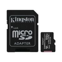 Kingston Sdcs3-1tb 1tb Microsdxc Canvas Select Plus Gen3 150mb-s A1 Card + Adapter Hafıza Kartı
