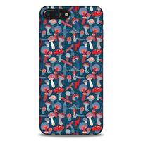 Frutix Mantar 03 Apple Iphone 8 Plus Kılıf Desenli Silikon