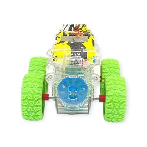 Sürtmeli Işıklı Off-Road Aracı - 7310 - Yeşil