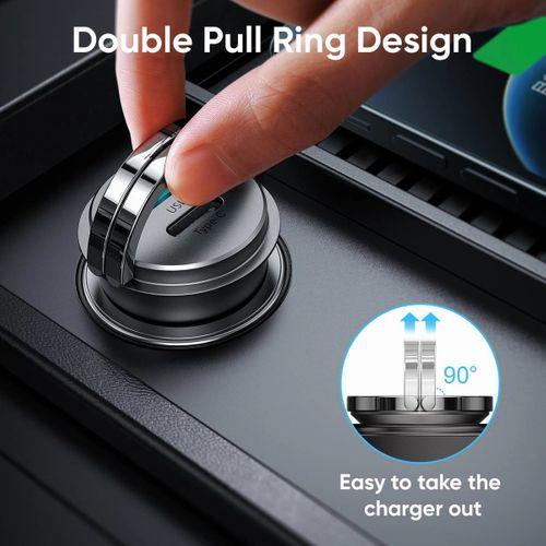 Joyroom C-A35 45W Hızlı Araç Şarjı USB-C PD 3.0 Quick Charge 3.0