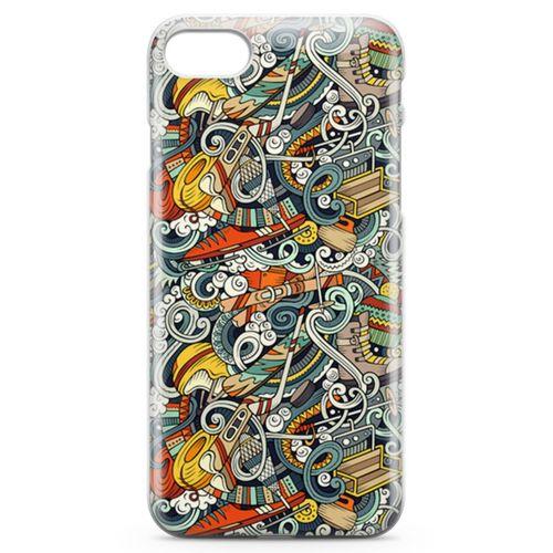 Apple iPhone 7 Kılıf Snowboarding Arka Kapak Koruma Desenli Full Koruyucu