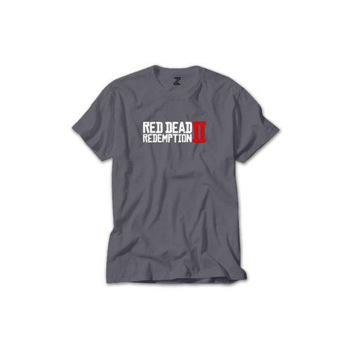 Red Dead Redemption Text Renkli Tişört Sarı Renkli