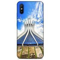Xiaomi Redmi 9A Kılıf Dünya Mimarisi (16) Kalın Kılıf Brasilia Katedrali