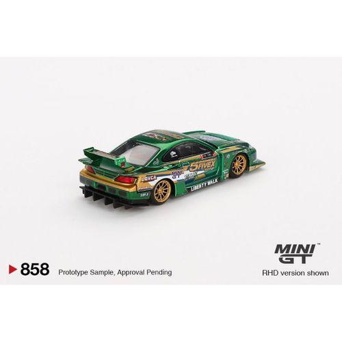 Mini GT Nissan LB-Super Silhouette S15 SILVIA LBWK 2024 Fausto Racing 858 BL
