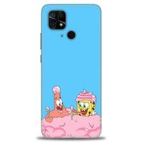 Xiaomi Redmi 10C Kılıf HD Baskılı Kılıf - SpongeBob + Tam Ekran Koruyucu