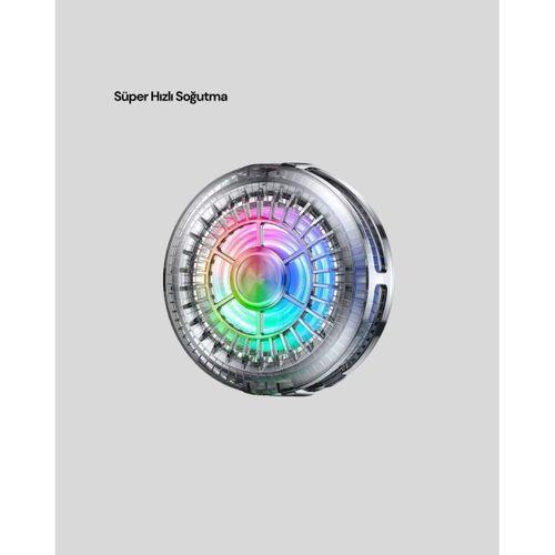 Rgb Telefon Fanı Sessiz Soğutucu Tüm Akıllı Telefonlara Uygun Yeni Nesil