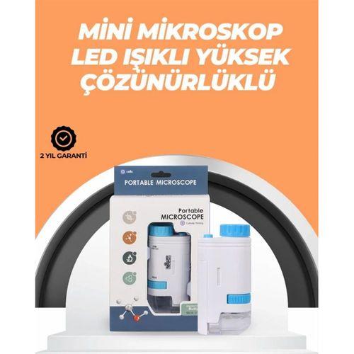 Portatif El Mikroskop – Led Işıklı, Aynı Anda Net Odaklama