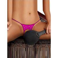 Fantezi Pembe Özel Ağı Açık Seksi Metalli String-tanga