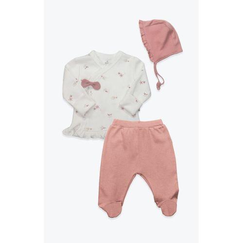 Bistyle Bistyle 3lü Zıbın Takım Starfish Wishes 13124 Pembe
