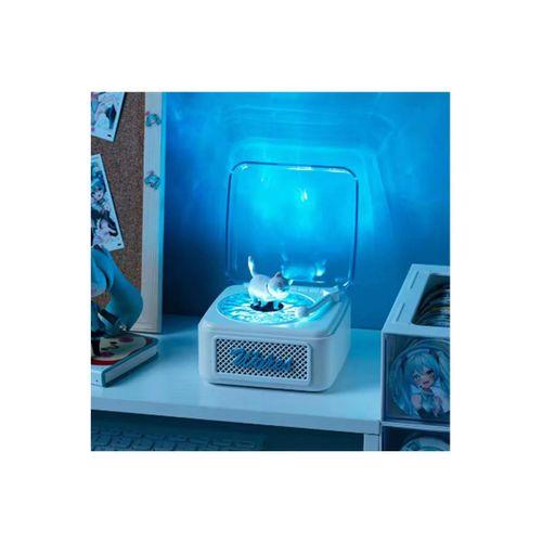 Nostalji Mini Plak Görünümlü Radyolu Bluetooth Hoparlör 3d Ses Dalgası Retro Müzik Plak Beyaz