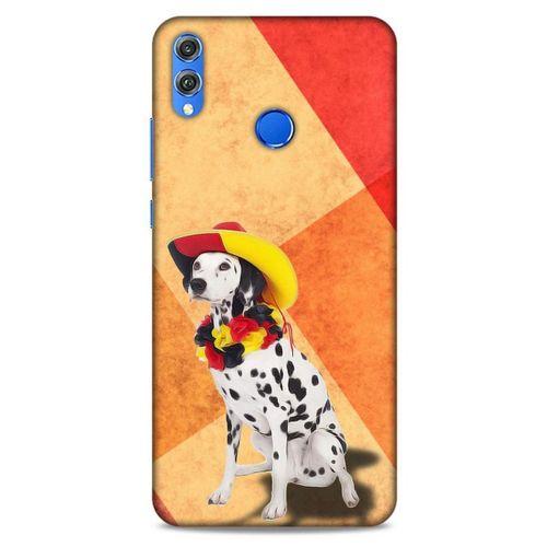 Huawei Honor 8x Kılıf Köpek Kıyafetleri (19) Kılıfları Dalmaçyalı Şapka