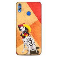 Huawei Honor 8x Kılıf Köpek Kıyafetleri (19) Kılıfları Dalmaçyalı Şapka