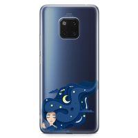 Huawei Mate 20 Pro Kılıf Origami Kadın Arka Kapak Koruma Desenli Full Koruyucu