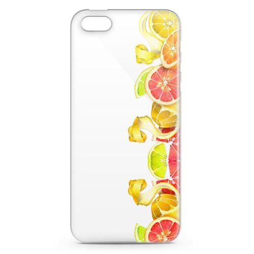 Apple iPhone 5s Kılıf Turunçgiller Arka Kapak Koruma Desenli Full Koruyucu