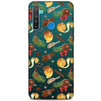 Frutix Portakal 01 Oppo Realme 5i Kılıf Desenli Silikon