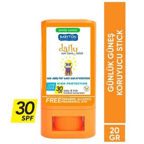 Babyton Bebek ve Çocuklar İçin Günlük Güneş Koruyucu Stick 20 Gr