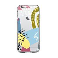 iPhone 6S Colorful Patterns Premium Şeffaf Silikon Kılıf