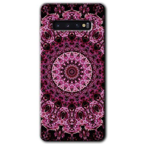 Samsung Galaxy S10 Kılıf HD Desen Baskılı Arka Kapak - Mandala Patterns Kaleidoscope