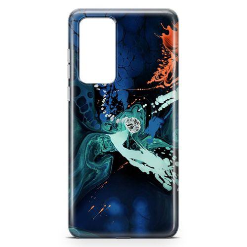 Huawei P40 Kılıf Hayal Damlaları Arka Kapak Koruma Desenli Full Koruyucu