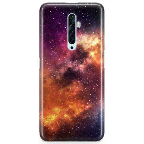 Oppo Reno2 Z 2019 Kılıf Galaksi Arka Kapak Koruma Desenli Full Koruyucu