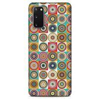 Samsung Galaxy S20 Kılıf Pastel Renkler (44) Tough Armor Kılıf Karışık Renkli