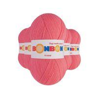 5 Adet Kristal El Örgü Lif İpi Pembe 98230 - bonbon mudanis