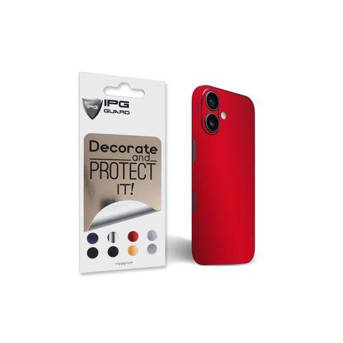 iPhone 16 Plus Uyumlu Arka ve Yanlar için IPG Koruma Dekoratif Sticker Kaplama (Kılıf Değildir)