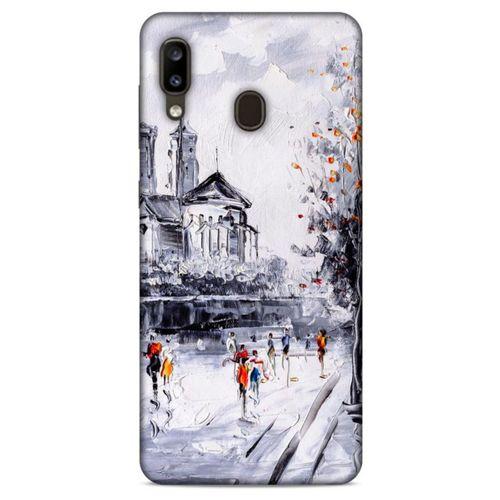 Cityx (22) Samsung Galaxy A20 Kılıf Silikon Kapak Desenli