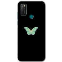 TCL 20E Kılıf HD Desen Baskılı Arka Kapak - Butterfly Tree
