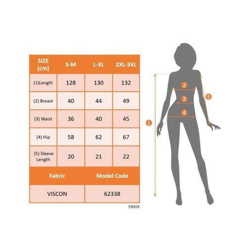 Kadın Kısa Kollu Asimetrik Yakalı Düğme Detaylı Midi Viskon Elbise