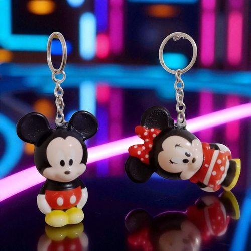 2 ADET MİNİ MİNNİE MOUSE MİCKEY MOUSE SUKUŞİ ANAHTARLIK DUYUSAL OYUNCAK MİCKEY MOUSE OYUNCAKLARI