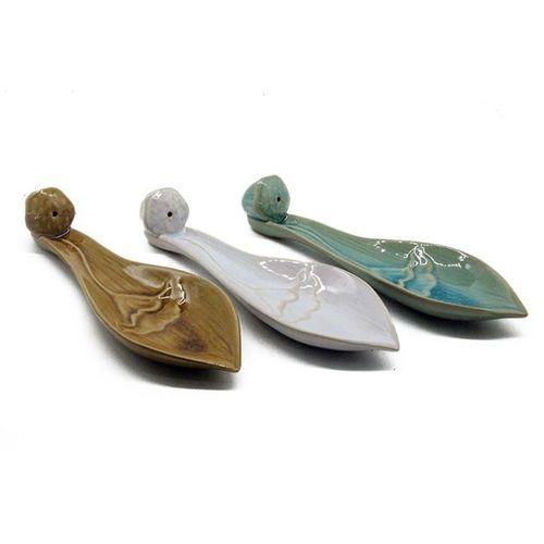 Seramik Yaprak Formlu Tütsülük