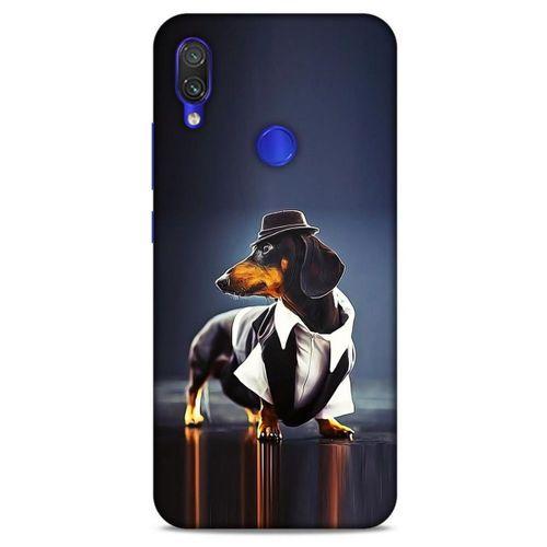 Xiaomi Redmi Note 7 Pro Kılıf Köpek Kıyafetleri (1) Kılıfı Dakhund Gömlek