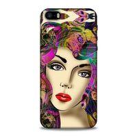 Lopard Apple Iphone 5S Uyumlu Kılıf Sürreal Yüzler ♀ (17) Tasarım Kılıf Baskılı