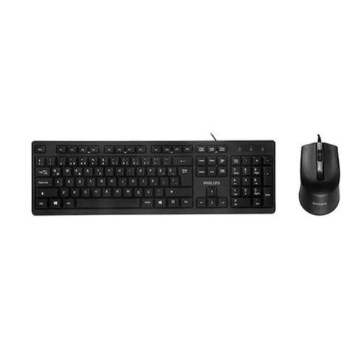 Philips SPT6234B USB 1.2 Metre Kablolu Ofis Tipi Siyah Numpadli Türkçe Q Klavye Mouse Seti