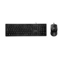 Philips SPT6234B USB 1.2 Metre Kablolu Ofis Tipi Siyah Numpadli Türkçe Q Klavye Mouse Seti