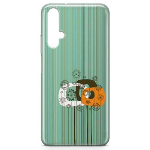 Huawei Nova 5t Kılıf Soyut Bahar Arka Kapak Koruma Desenli Full Koruyucu