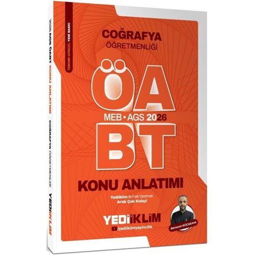2026 MEB AGS ÖABT Coğrafya Öğretmenliği Konu Anlatımı Yediiklim