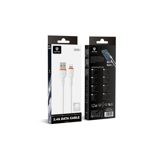 Lenyes LC545 USB to Lightning Hızlı Şarj Özellikli Data ve Şarj Kablosu 12W 1M