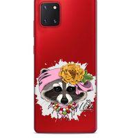 Zoologix (44) Samsung Galaxy Note 20 Şeffaf Kılıf Silikon Desenli