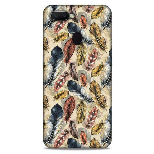 Oppo Ax7 Kılıf Desenli Özel Seri Tüyler (29) Arka Koruma Kılıfı