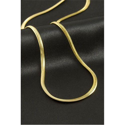 İtalyan Zincir Çelik Kolye 60 cm