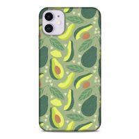 Frutix Avokado 03 Apple Iphone 11 Kılıf Desenli Silikon