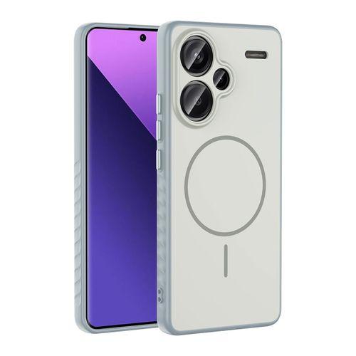 Xiaomi Redmi Note 13 Pro Plus 5G Kılıf M-safe Şarj Özellikli Zore Tea Kapak