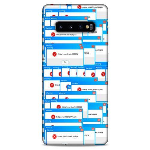 Retro (48) Desen Bumper Kılıf Renkli Samsung Galaxy S10 Plus Kılıf
