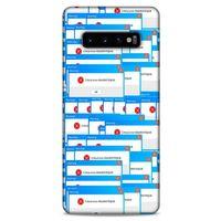 Retro (48) Desen Bumper Kılıf Renkli Samsung Galaxy S10 Plus Kılıf