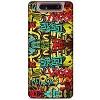 Graffitix (26) Desenli Silikon Kapak Samsung Galaxy A80 Kılıf