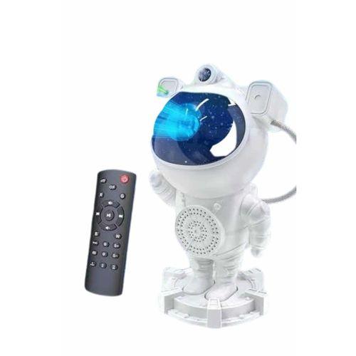 Gece Lambası Astronot Bluetooth Hoparlörlü Galaksi Işık Projektörü