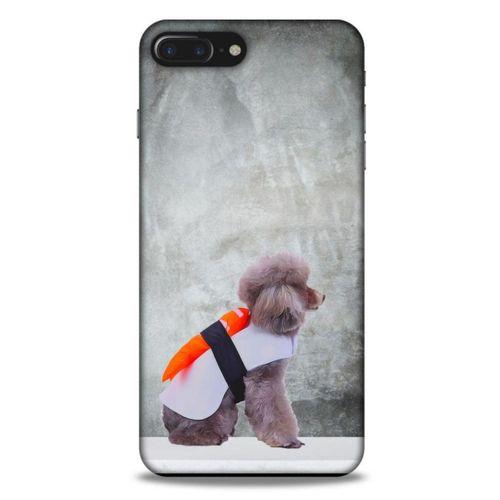 Apple Iphone 8 Plus Kılıf Köpek Kıyafetleri (39) Liquid Crystal Kılıf China Sushi Yağmurluk