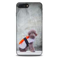 Apple Iphone 8 Plus Kılıf Köpek Kıyafetleri (39) Liquid Crystal Kılıf China Sushi Yağmurluk